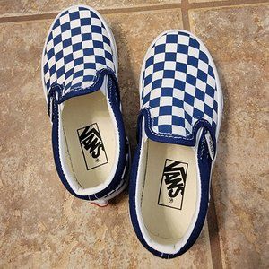 New Kids checkboard vans size 11.5